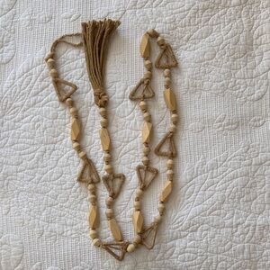 Rustic Tan‎ Geometric Necklace